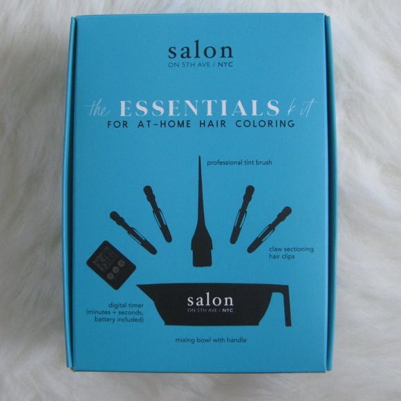Salon on 5th Ave NYC The Essentials Kit for At Home Hair Coloring NWT Pampering - Picture 1 of 4